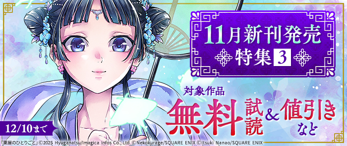 11月新刊発売特集(3)
